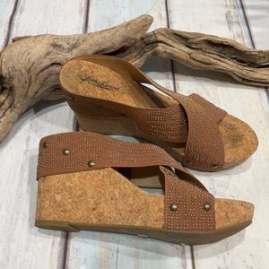 Lucky Brand Miller wedge sandals
